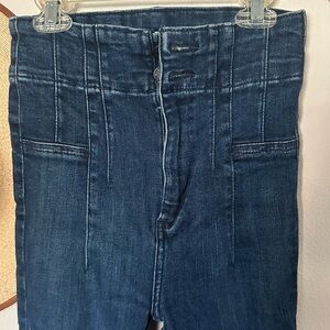 We The Free High Rise Jeans - Dark Blue